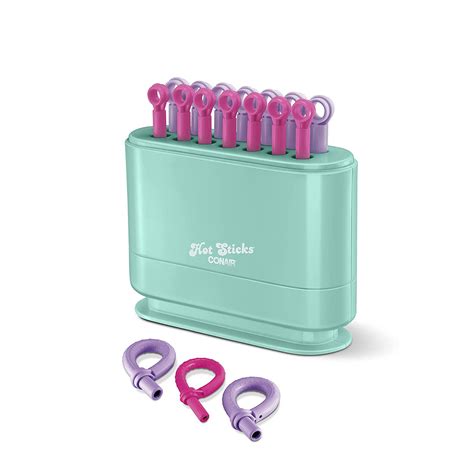 Conair HOT STICKS Silicone Hot Roller Set With Small And Medium Rollers No Clips Needed