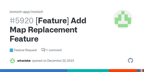 Feature Add Map Replacement Feature Immich App Immich Discussion