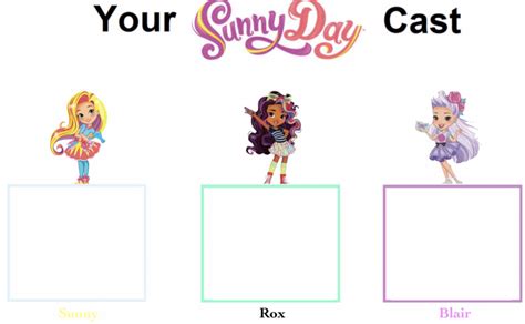 Sunny Day Cast Blank Template - Imgflip