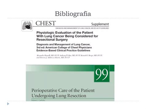 Evaluacion Preoperatoria En Reseccion Pulmonar Ppt