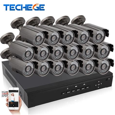 New 16CH 720P AHD DVR Kit AHD M 1080p HDMI AHD CCTV DVR 16PCS 1 0 MP