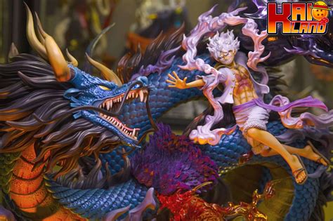 One Piece Opm Studio Kaido Vs Ruffy Resin Statue Kaioland