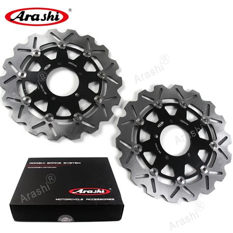 Arashi For Kawasaki Zx10r 2004 2007 Cnc Floating Front Brake Disc