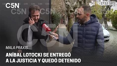 ANÍBAL LOTOCKI se ENTREGÓ a la JUSTICIA tras el PEDIDO de DETENCIÓN