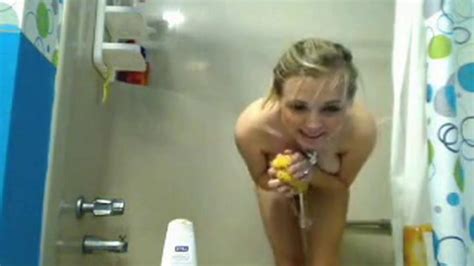 Blonde Teen Gets Naked In The Bath Tnaflix