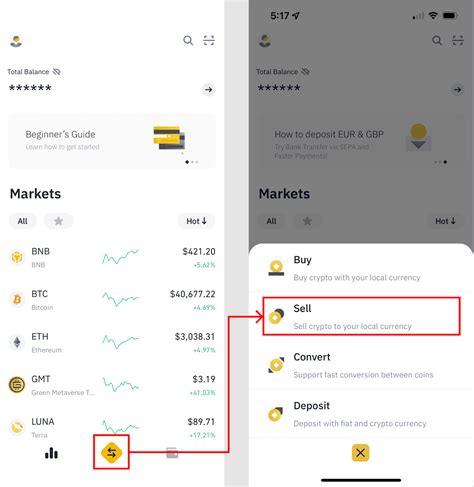 Instructions On How To Sell Coins On Binance Exchange