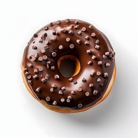 Premium Photo | Donut with chocolate glaze
