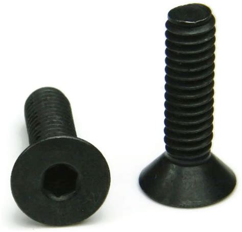 Black Oxide Stainless Steel Flat Socket Head Screw 1 4 20 X 5 8 Qty 25