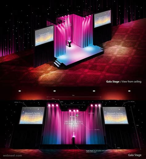 corporate stage design event stage concert stage design church stage design