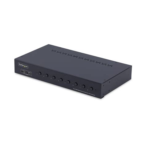 StarTech TAA-Compliant Rackmount / Desktop KVM Switch — 8PORT HDMI-4K (NO-CAC) (SV-SEC-8PORT-HDMI-4K-NO-CAC)