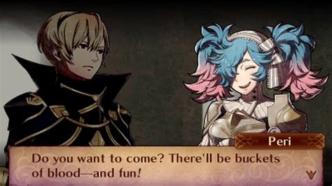 Fire Emblem Fates Conquest Peri And Leo Support Conversations Youtube