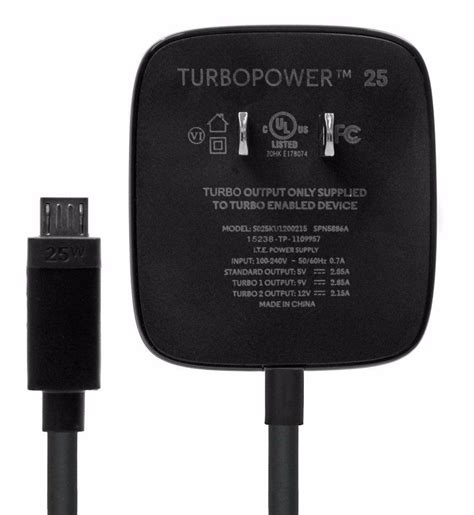 Turbo Cargador Motorola Turbo Power 25w Original Nuevo 54900 En Mercado Libre