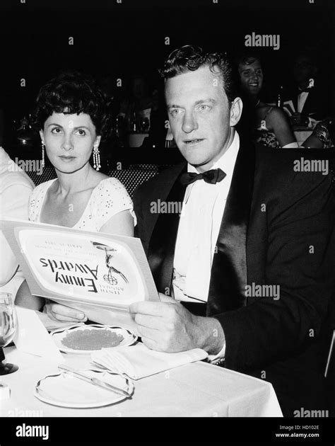 James Arness And His Wife Virginia Chapman At The Emmy Awards April