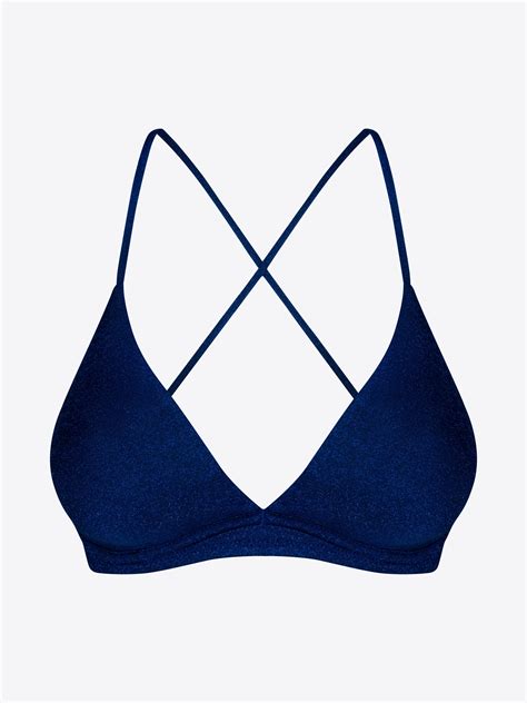 Dakota Triangle Bikini Top Blue Depths Change Lingerie