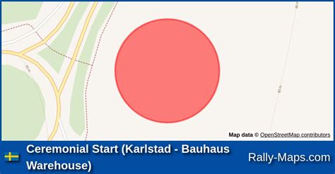 Ceremonial Start Karlstad Bauhaus Warehouse Stage Map Royal Rally