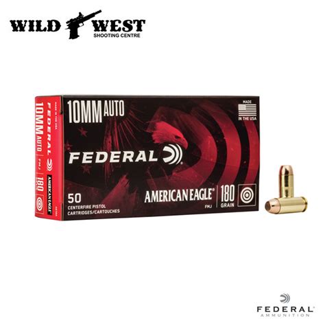 Federal American Eagle 10mm Auto 180gr 50 Rounds Wild West