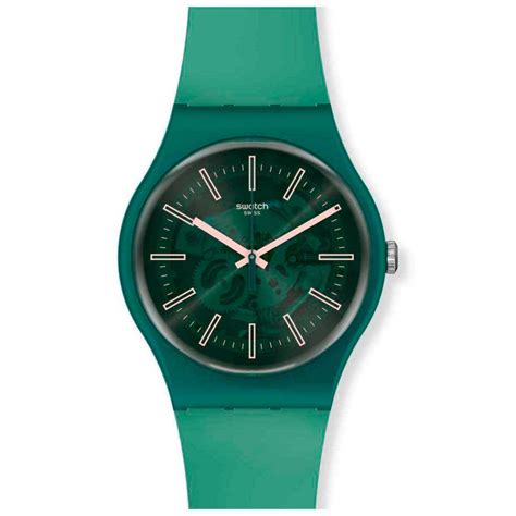 Swatch New Gent Biosourced Watch Sunbrush Grass Green And Pink So G