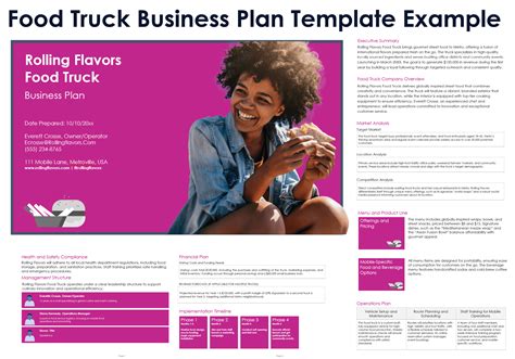 business plan for a food truck 7