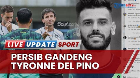 Persib Resmi Gandeng Tyronne Del Pino Gelandang Asal Spanyol Bakal