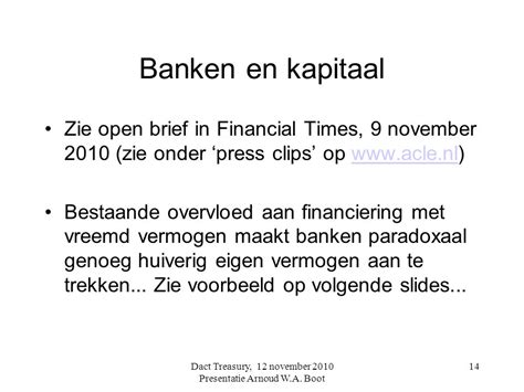 Lessen Uit De Financieel Economische Malaise Een Bespreking Over De