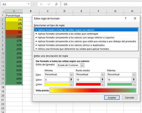 Excel Formato Condicional Barra De Datos