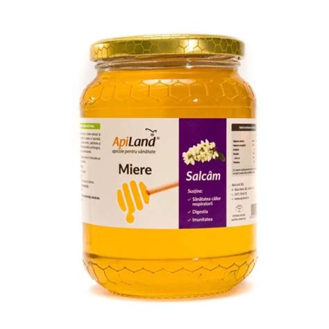 Miere Cruda De Salcam 500g Apiland Pret 39 20 Lei Biosano Ro