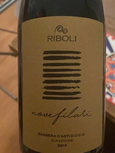 Cantina Riboli Nove Filari Barbera Dasti Superiore Vivino Us