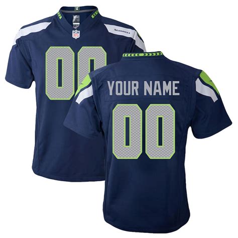 Nike Seattle Seahawks Infant Customized Game Team Color Jersey