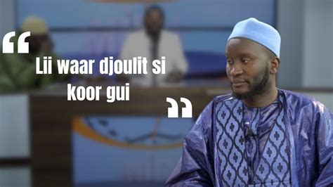 Midi Plus Oustaz Modou Fall Lii Waar Djoulit Si Koor Gui YouTube