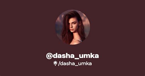 Dasha Umka Instagram Linktree