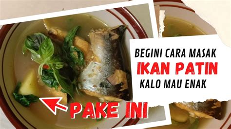 Masak Ikan Patin Pake Ini Kalo Mau Enak Youtube