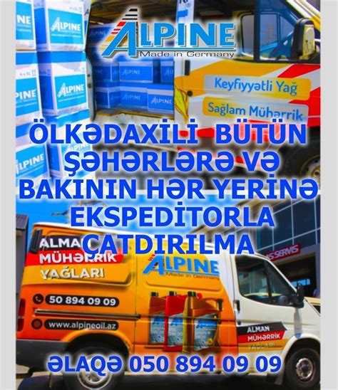 Alpine Oil Azerbaijan | Elit Alman Yağları