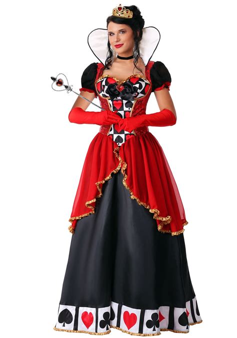 Supreme Queen Of Hearts Costume For Women Queen Of Hearts Costume Queen Of Hearts Halloween