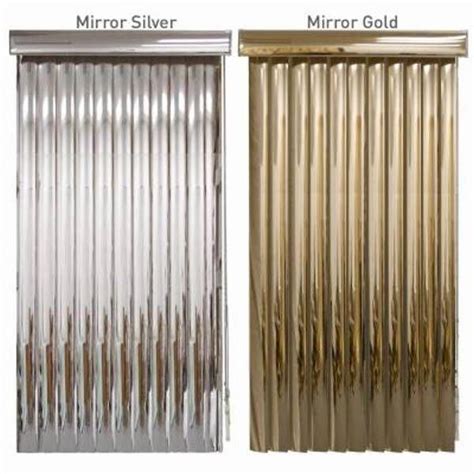 Blindden Mirror Vinyl Vertical Blinds Custom Sizes Reflective Gold And Silver Home And Garden