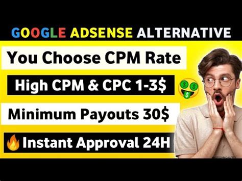 Google Adsense Alternative High Cpm Ad Network For Blogger Instant