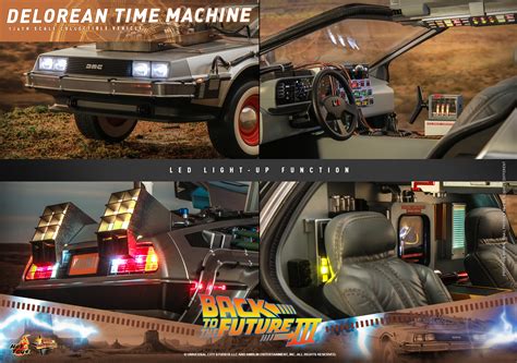 Back To The Future III DeLorean Time Machine Vehicle By Hot Toys The Toyark News