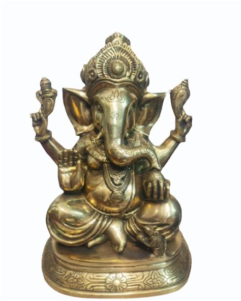 Brass Shree Ganesha Statue Temple At Rs 2500 In Bengaluru ID