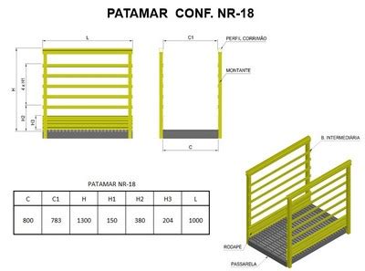 Escada Marinheiro Guarda Corpo Apbvix