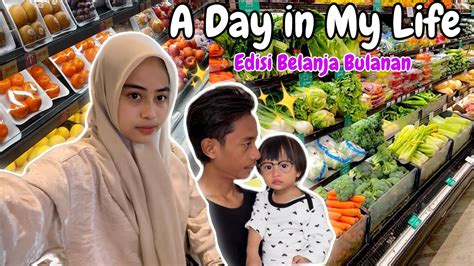 VLOG BELANJA BULANAN BARENG SUAMI DAN BOCIL YouTube