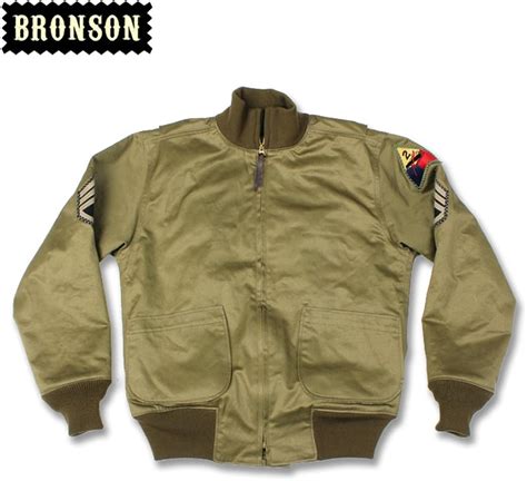 Bronson WWII US Army 1st Model Winter Tanker Brad Pitt Fury Jacket M