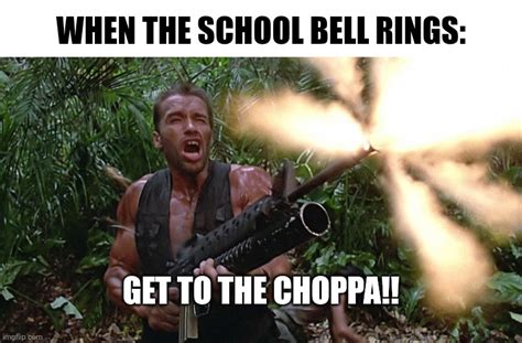 Arnold Schwarzenegger Choppa Meme