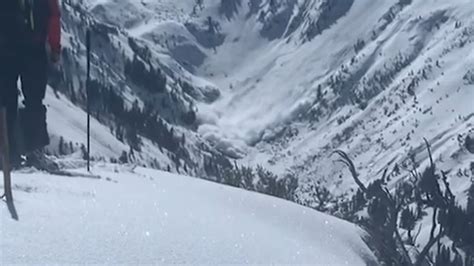 Video Large Avalanche Caught On Camera In Big Cottonwood Canyon