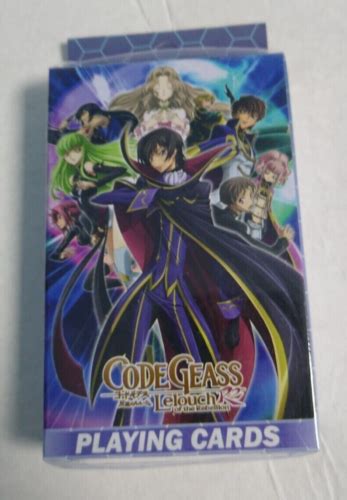 Code Geass R2 Big Group Playing Cards Deck Officially Licensed Anime New Mint Ebay