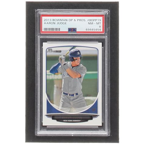 Aaron Judge Bowman Draft Draft Picks Bdpp Rc Psa Pristine