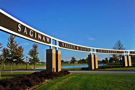 Saginaw Valley State University Campus Map Map