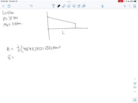 SOLVED A Cantilever Beam AB Of Length L 12 M Is Subjected To A