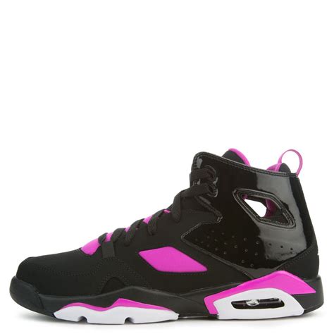 Jordan Flight Club '91 BLACK/WHITE/FUCHSIA BLAST - Kids Jordan - Jordan ...