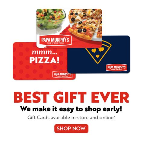 🍕🎁 Give Papa Murphy’s Gift Cards, Receive Big Happy Smiles 🎉🍕 - Papa ...