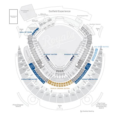 Kauffman Stadium Seating Chart | Cabinets Matttroy