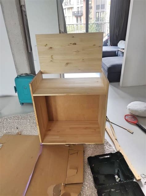 Hidden Desk In An Ikea Ivar Cabinet Ikea Hackers